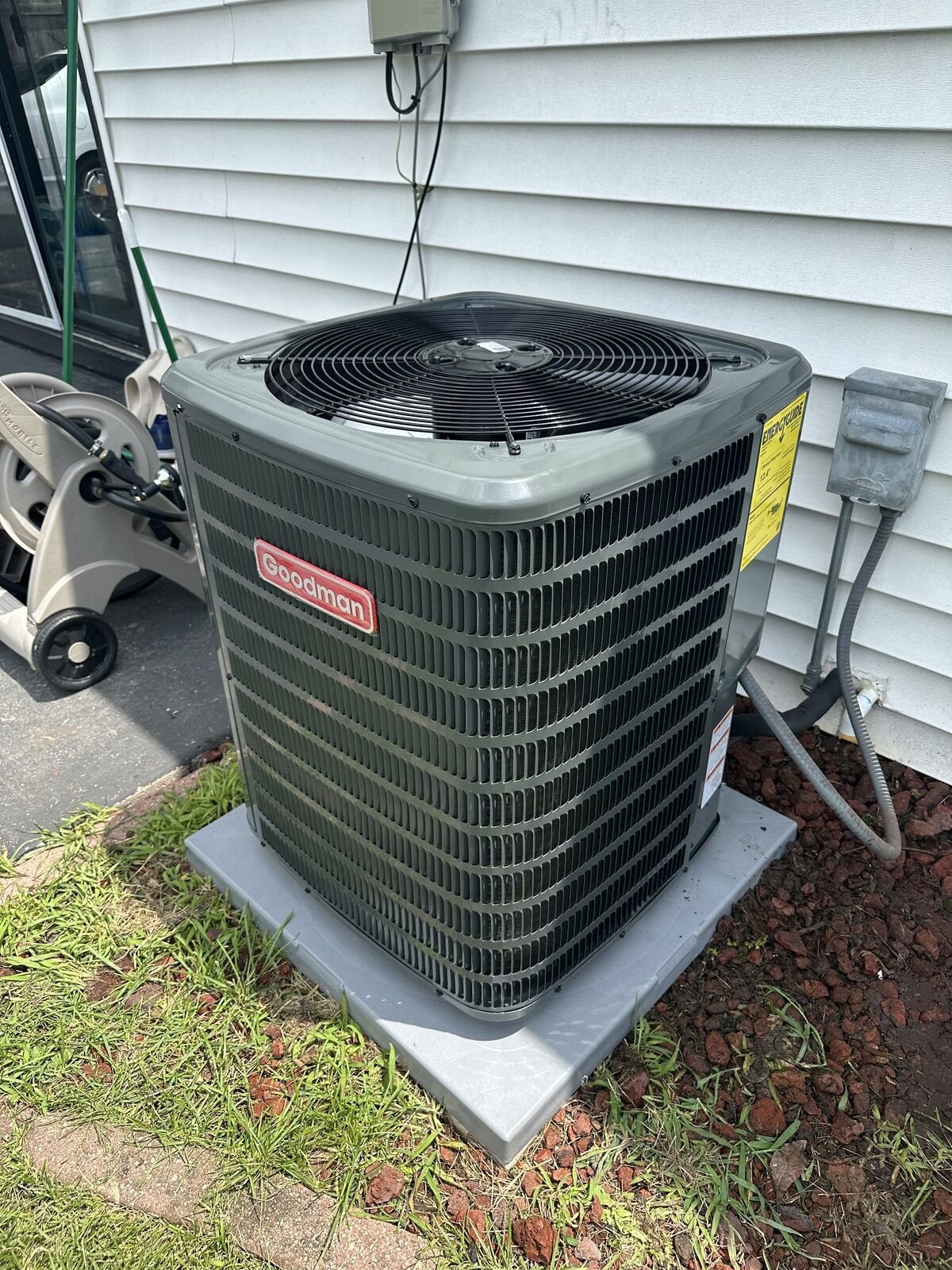 Goodman condenser installation